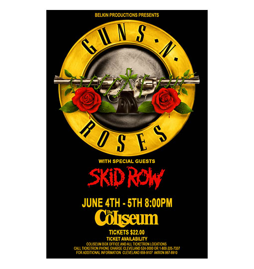 guns n roses posters for sale