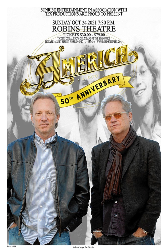 America 50th Anniversary 2021 Robins Theatre Warren