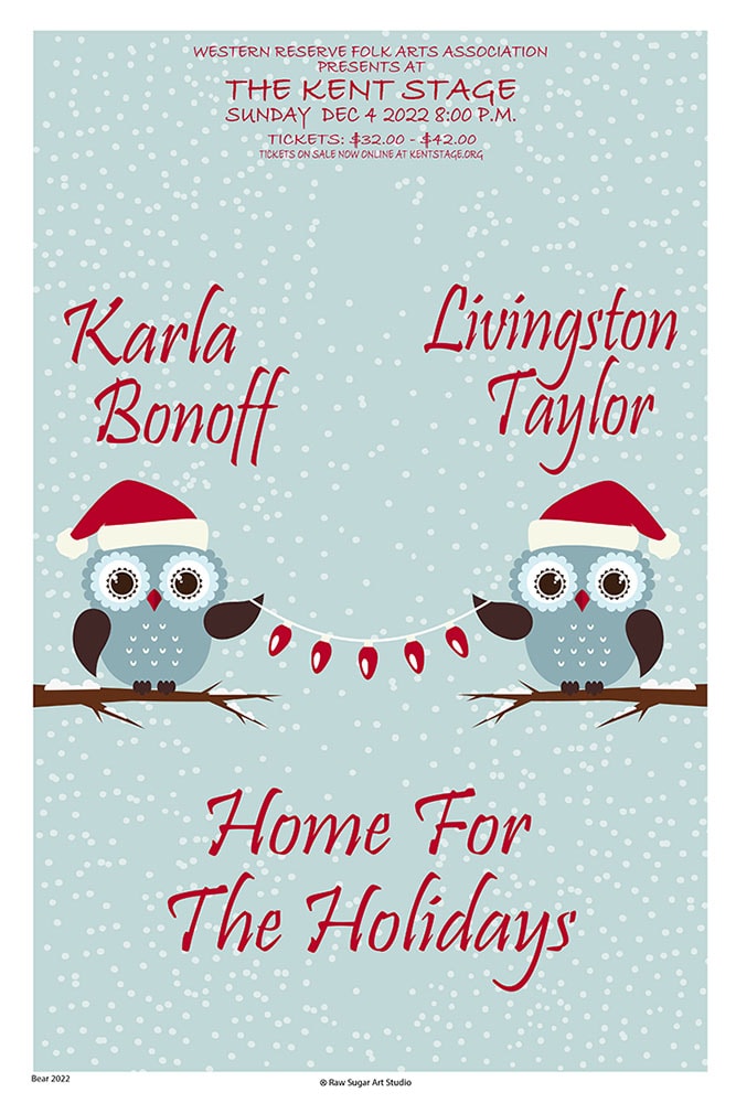 Karla Bonoff and Livingston Taylor 2022 Kent Stage