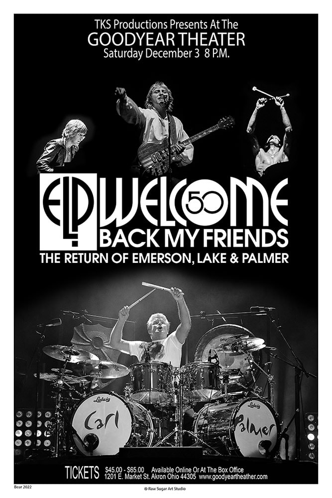 Carl Palmer ELP Welcome Back My Friends 50th Anniversary 2022 Goodyear Theater Akron