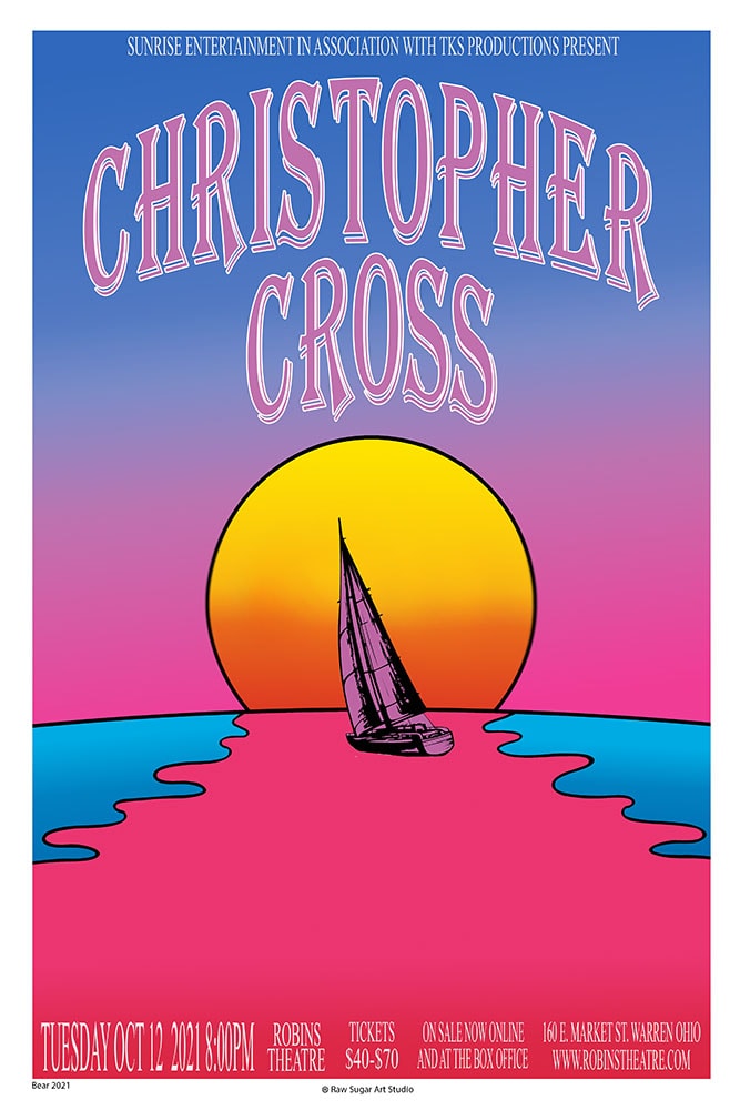 Christopher Cross 2021 Robins Theatre Warren Ohio