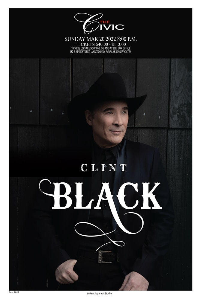 Clint Black 2022 The Civic Akron
