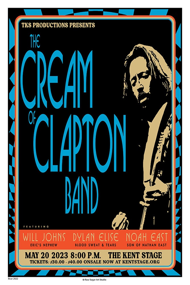 The Cream of Clapton Band 2023 Kent Stage Will Johns Dylan Elise Noah East