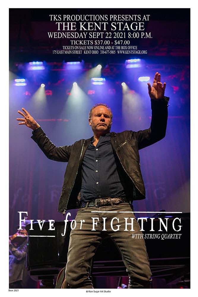 Five For Fighting With String Quartet Kent Stage Wednesday Sept 22 2021