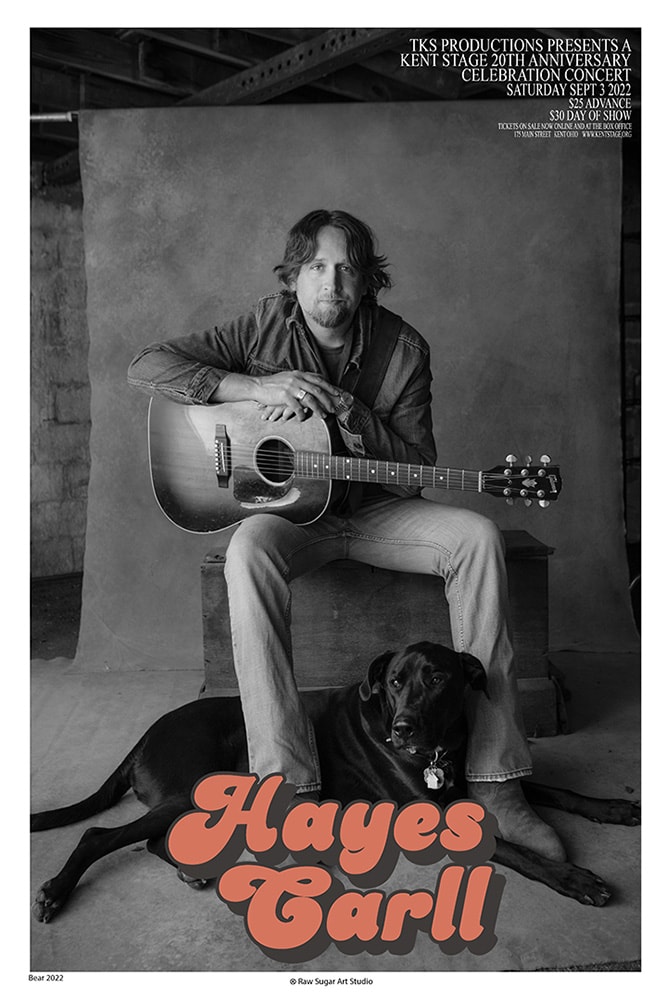 Hayes Carll Kent Stage 20th Anniversary Celebration Concert Saturday September 3 2022 TKS Productions