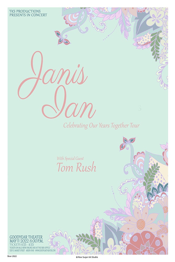 Janis Ian 2022 Goodyear Theater Akron Celebrating Our Years Together Tour with Tom Rush