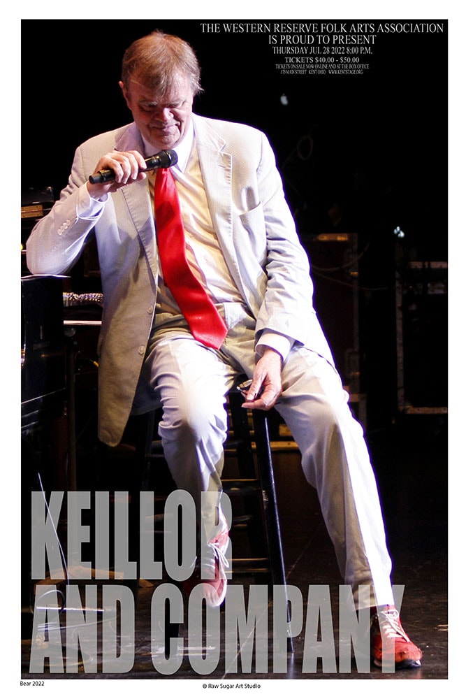 Keillor and Company 2022 Kent Stage Concert Poster