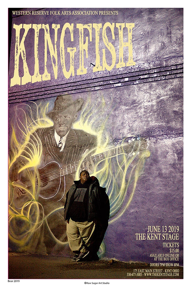 Kingfish 2019 Kent Stage Concert Poster