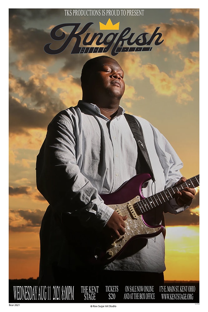 Kingfish 2021 Kent Stage Concert Poster