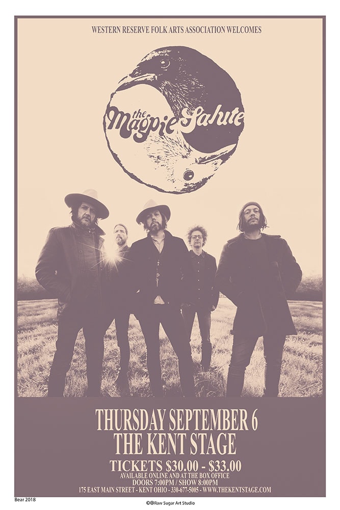 The Magpie Salute 2018 Kent Stage Concert Poster