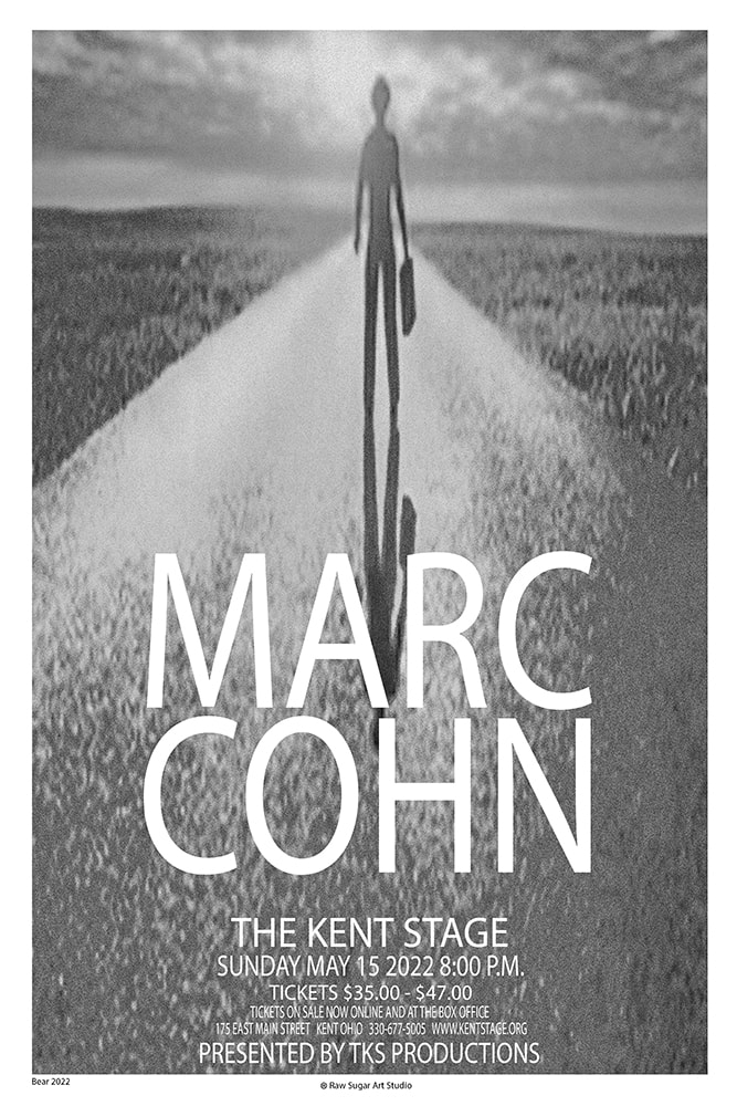 Marc Cohn 2022 Kent Stage Concert Poster