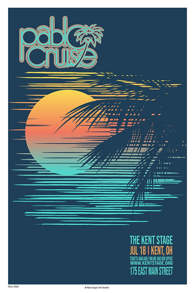 Pablo Cruise 2026 Kent Concert Poster