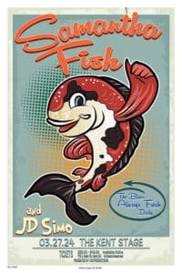 Samantha Fish 2022 Kent Concert Poster