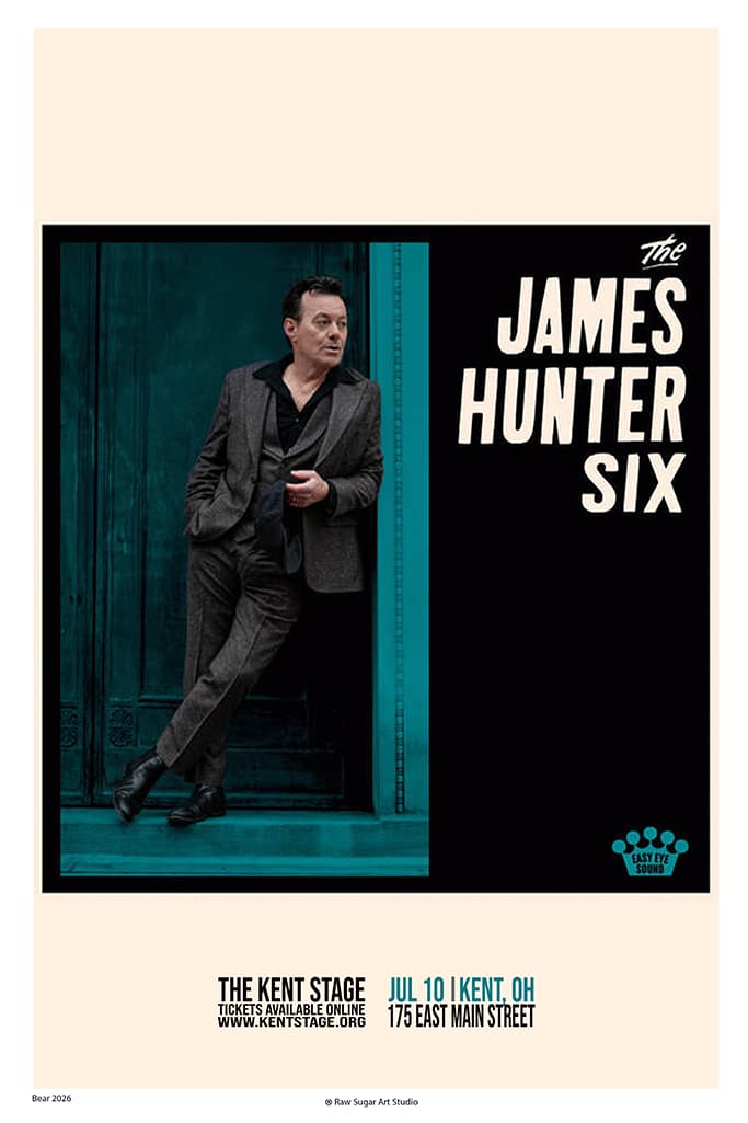 James Hunter Six 2026 Kent Concert Poster