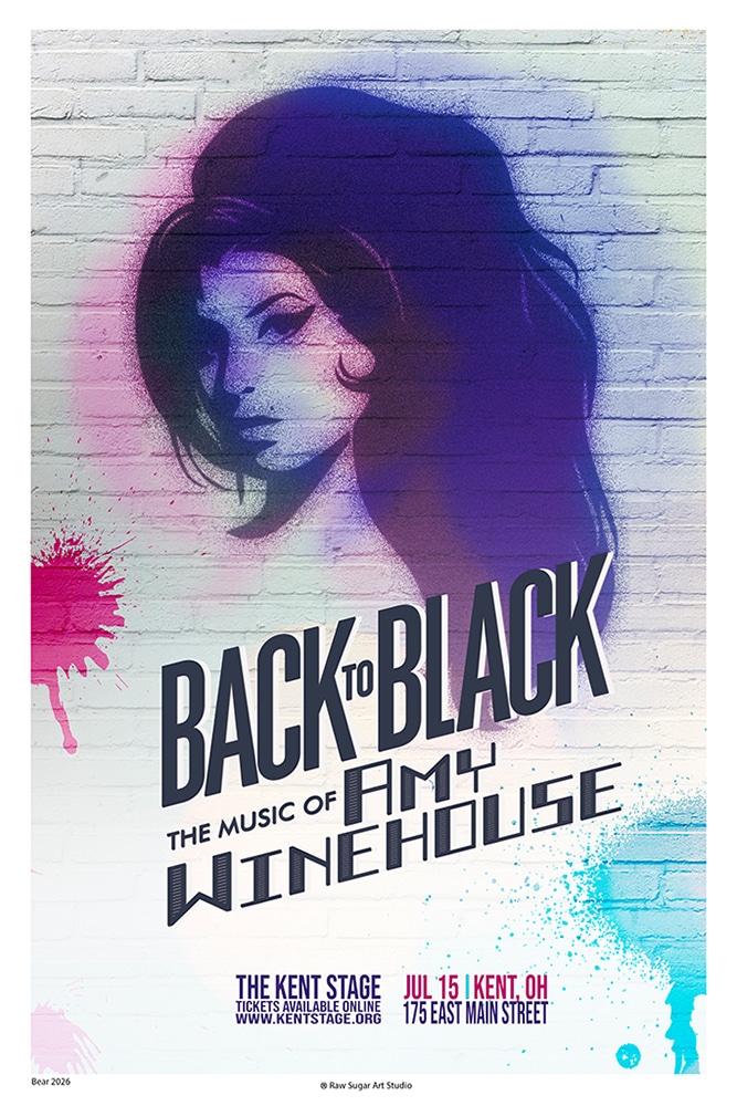 Back To Black 2026 Kent Concert Poster