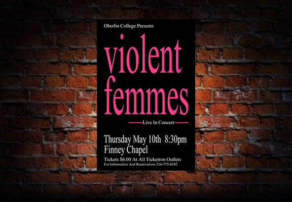 violent femmes tour 1984