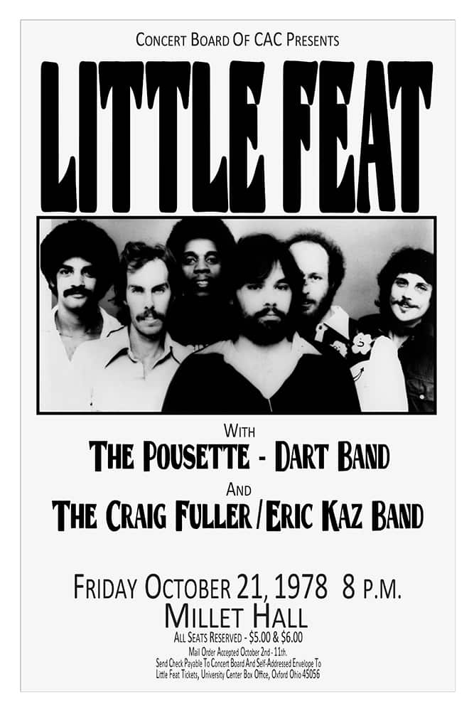 little feat 1978 tour dates